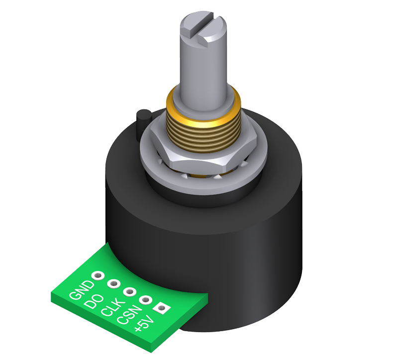 Hall-effect absolute encoder